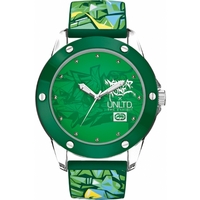 Buy Marc Ecko Gents Green Rubber Patterned Strap Watch E09530G6 online