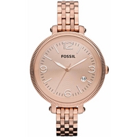 Buy Fossil Ladies Rose Gold Tone Bracelet Watch ES3130 online