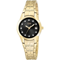 Buy Citizen Ladies Eco-Drive Diamond Watch EW1412-54G online