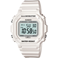 Buy Casio Gents Illuminator White Resin Strap Watch F-108WHC-7BEF online