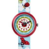 Buy Flik Flak Girls Kalinka Material Strap Watch FBN063 online