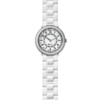 Buy Flik Flak Girls Sola Porpora White Rubber Strap Watch FCN023 online