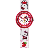 Buy Flik Flak Girls Hello Kitty Material Strap Watch FLN027-STD online