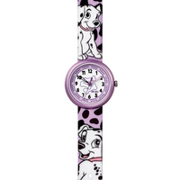 Buy Flik Flak Girls 101 Dalmations Material Strap Watch FLN053 online