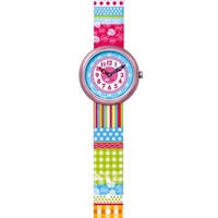 Buy Flik Flak Girls Summer Lines Colourful Watch FTB016 online