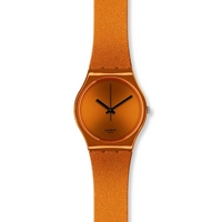 Buy Swatch Ladies Deep Orange Watch GO111 online