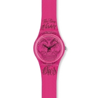 Buy Swatch Ladies Time Never Dies Pink Watch GP138 online