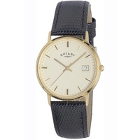 Buy Rotary Gents 18ct Gold Strap Watch GS11876-03 online