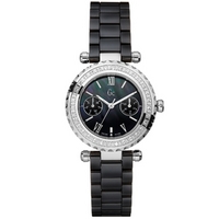 Buy Gc Ladies Black Diamond Stone Set Ceramic Bracelet Watch I01200L2 online