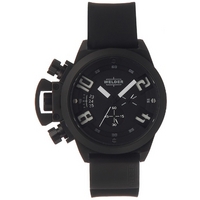 Buy Welder Gents Black Dial Black Rubber Strap Watch K24-3301 online