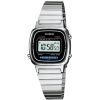 Buy Casio Ladies Silver Tone Digital Watch LA670WEA-1EF online