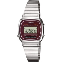 Buy Casio Mini Ladies Silver Tone Digital Watch LA670WEA-4EF online