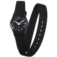 Buy Swatch Ladies Black Round Resin Watch LB170 online