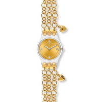 Buy Swatch Ladies Golden Curl Watch LK324G online