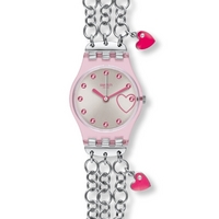 Buy Swatch Ladies Charming Pink Watch LP129G online