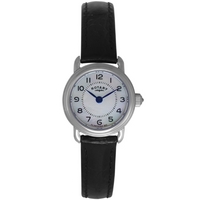 Buy Rotary Ladies Black Leather Strap Watch LS02864-41 online