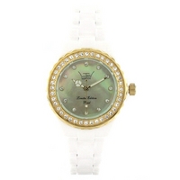 Buy LTD Unisex Stone Set White Resin Bracelet Watch LTD021503 online