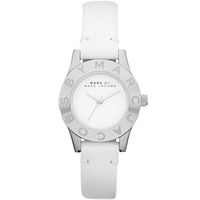 Buy Marc by Marc Jacobs Ladies Mini Blade White Leather Strap Watch MBM1206 online