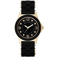 Buy Marc by Marc Jacobs Ladies Pelly Black Rubber Strap Watch MBM2540 online