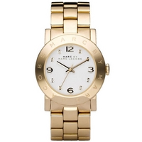 Buy Marc by Marc Jacobs Ladies Amy Gold Tone Steel Bracelet Watch MBM3056 online