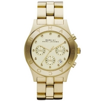 Buy Marc by Marc Jacobs Ladies Blade Gold Tone Chronograph Watch MBM3101 online