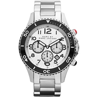 Buy Marc by Marc Jacobs Gents Rock Silver Tone Steel Bracelet Watch MBM5027 online