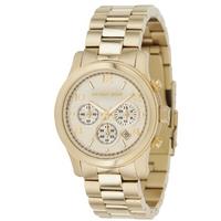 Buy Michael Kors Ladies Gold Tone Steel Bracelet Watch MK5055 online