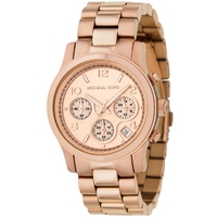 Buy Michael Kors Ladies Rose Gold Tone Bracelet Watch MK5128 online