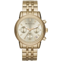 Buy Michael Kors Ladies Gold Tone Bracelet Chronograph Watch MK5676 online