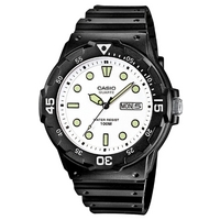 Buy Casio Collection Gents Classic Black Resin Strap Watch MRW-200H-7EVEF online