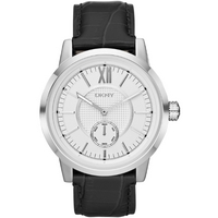 Buy DKNY Gents Casual Black Leather Strap Watch NY1520 online