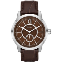 Buy DKNY Gents Casual Brown Leather Strap Watch NY1521 online