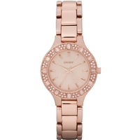 Buy DKNY Ladies Rose Gold Plated Bracelet Watch NY8486 online