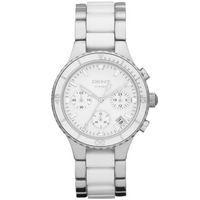 Buy DKNY Ladies Fashion White Bracelet Chronograph Watch NY8502 online