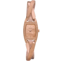 Buy DKNY Ladies Rose Gold Stone Set Bracelet Watch NY8595 online