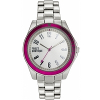 Buy Pauls Boutique Ladies Round Dial Silver Tone Bracelet Watch PA001PKSL online