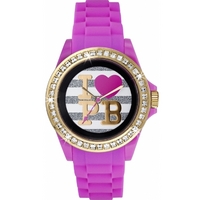 Buy Pauls Boutique Ladies Luna Purple Rubber Strap Watch PA003WHPK online