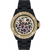 Buy Pauls Boutique Ladies Luna Black Rubber Strap Watch PA005GDBK online