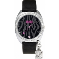 Buy Pauls Boutique Ladies Paris Black Leather Strap Watch PA006BK online