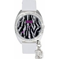 Buy Pauls Boutique Ladies Paris White Leather Strap Watch PA006WH online