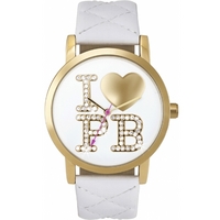 Buy Pauls Boutique Ladies Mia White Leather Strap Watch PA007WHGD online