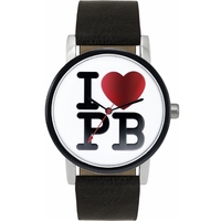 Buy Pauls Boutique Ladies Mia Black Leather Strap Watch PA012CH online