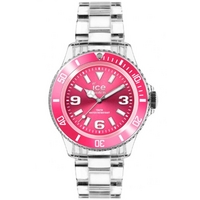 Buy Ice-Watch Ladies Pink Dial Resin Strap Watch PU.PK.U.P.12 online