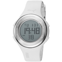 Buy Puma Gents Loop Steel Digital White Resin Sport Strap Watch PU910981002 online