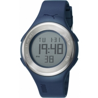 Buy Puma Gents Loop Steel Digital Blue Resin Sport Strap Watch PU910981003 online