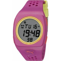 Buy Puma Ladies Faas 300 Digital Purple Resin Sport Strap Watch PU910991005 online