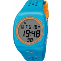 Buy Puma Gents Faas 300 Digital Blue Resin Sport Strap Watch PU910991008 online