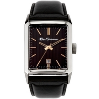 Buy Ben Sherman Gents Black Dial Black Leather Strap Watch R778 online