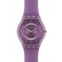 Buy Swatch Ladies Skin Purple Ivory Softness Watch SFV107 online