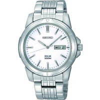 Buy Seiko Solar Powered Gents Bracelet Watch SNE091P1 online